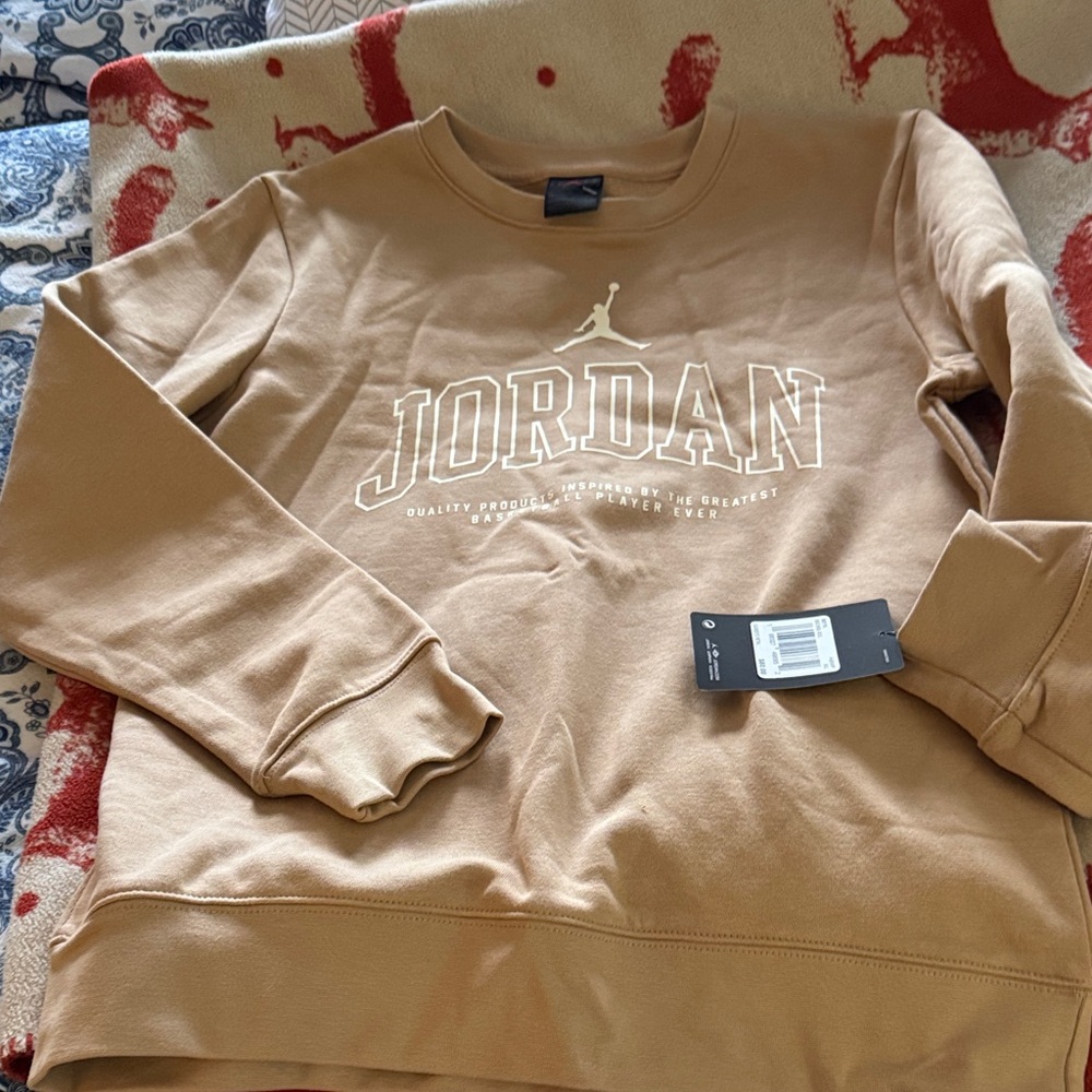 Jordan Men's Brown Crewneck Sweater